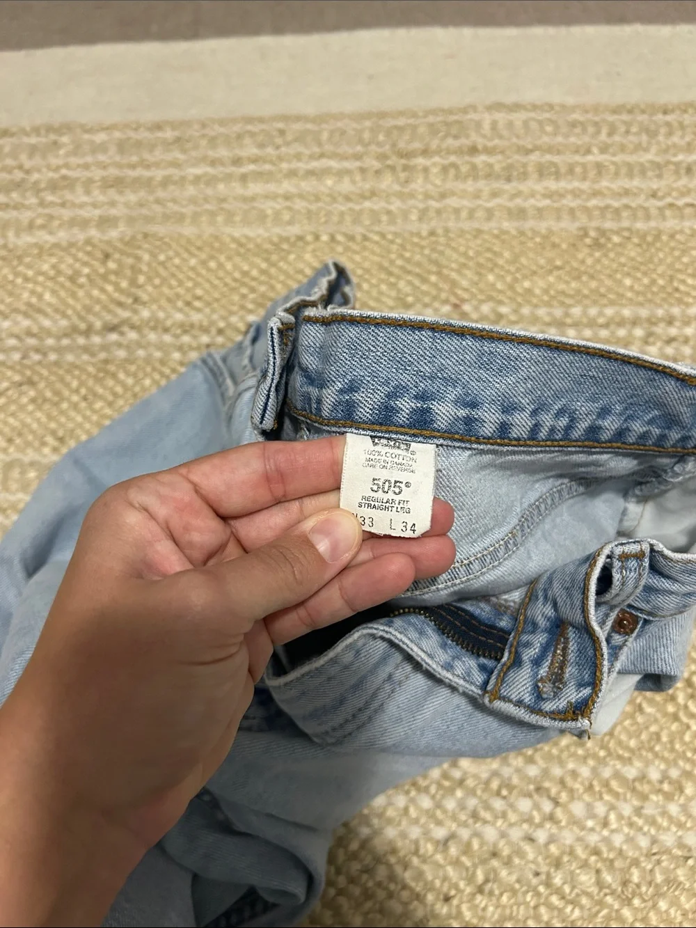 Levi's Light Blue Straight-Leg Men’s Jeans
